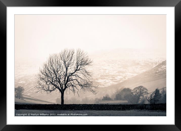 Vale of Edale, Derbyshire Peak District Framed Mounted Print by Martyn Williams