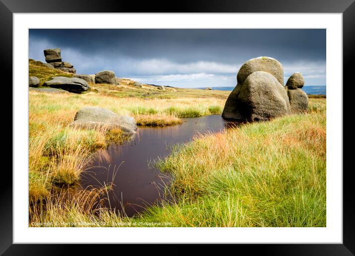 Wool Packs, Kinder Scout Framed Mounted Print by Martyn Williams