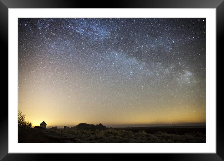 Bradwell Dark Sky Framed Mounted Print by jordan whipps