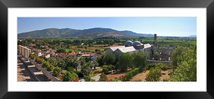 The Isabey Mosque in Selçuk Framed Mounted Print by Michael Oakes