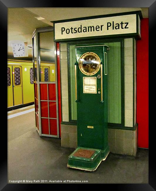 Potsdamer Platz Framed Print by Mary Rath