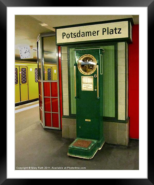 Potsdamer Platz Framed Mounted Print by Mary Rath