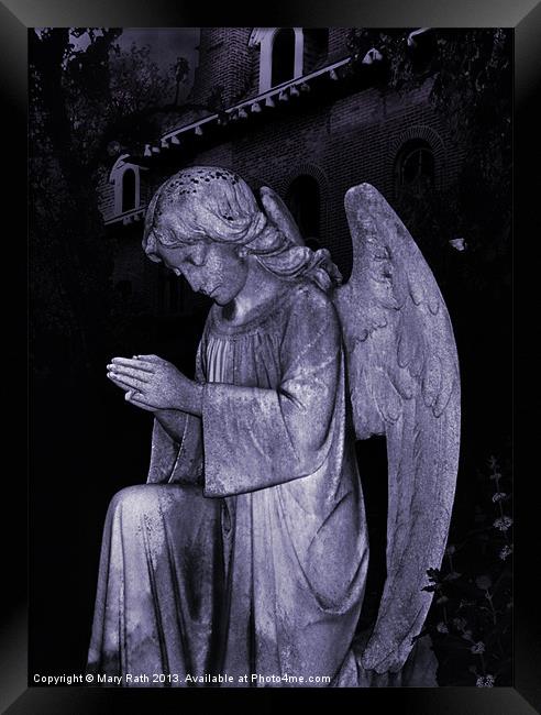 Angel Framed Print by Mary Rath