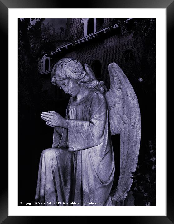 Angel Framed Mounted Print by Mary Rath