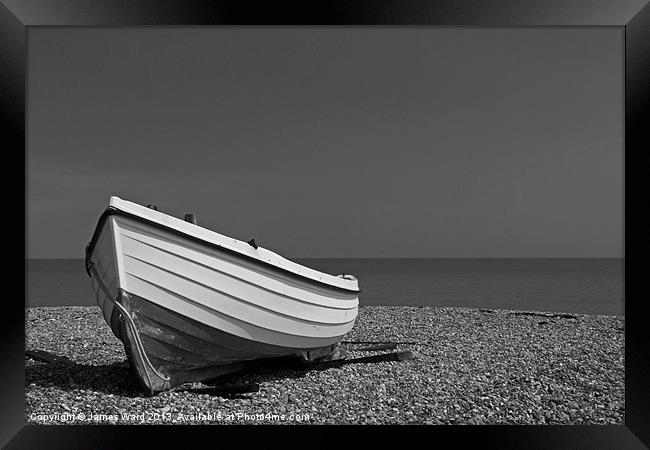 Waiting to Launch 2 Framed Print by James Ward
