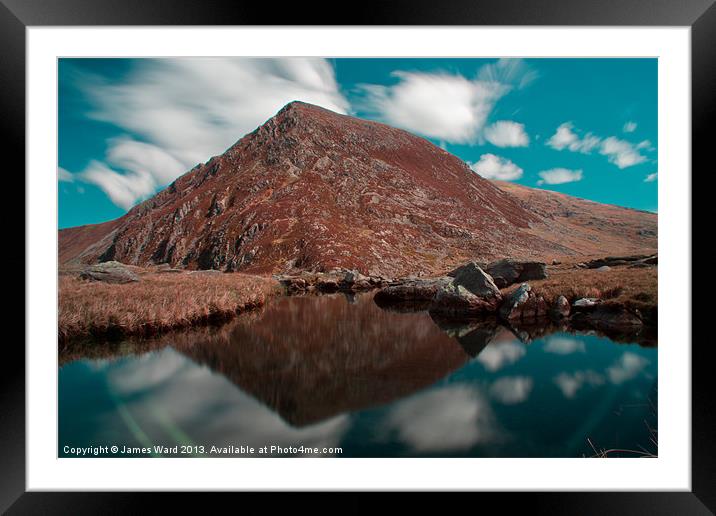 Carnedd Dafydd Framed Mounted Print by James Ward