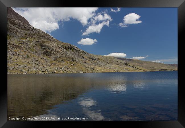 Llyn Ogwen Framed Print by James Ward