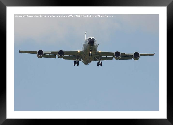  RAF RC-135 Rivet Joint Framed Mounted Print by James Ward