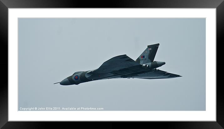 XH558 Framed Mounted Print by John Ellis