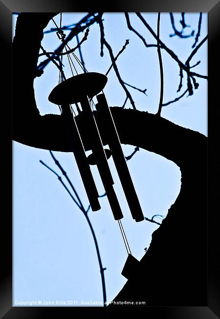 Chiming Tree Framed Print by John Ellis