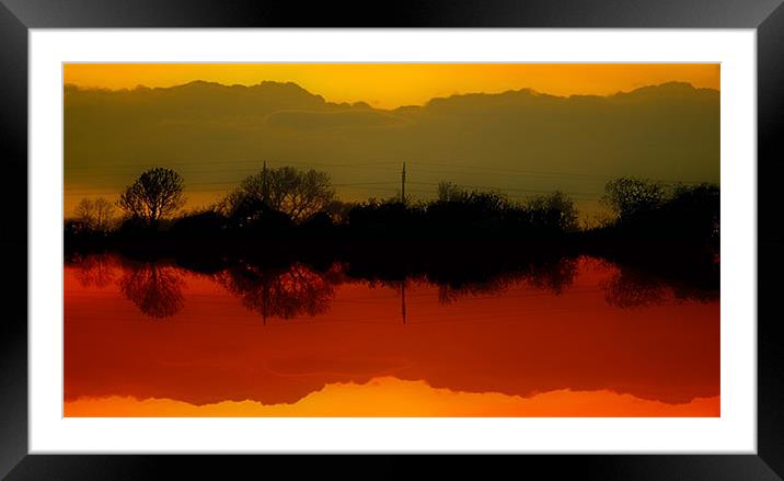 Early Evening Framed Mounted Print by John Ellis