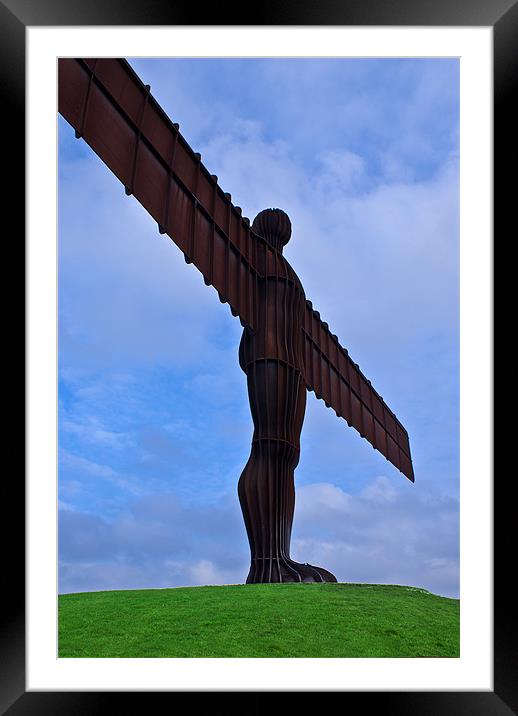 Angel of the North 2 Framed Mounted Print by John Ellis