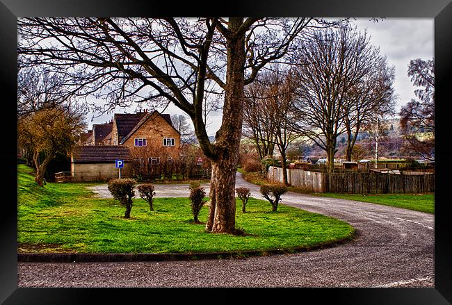 Rural Houses Framed Print by John Ellis