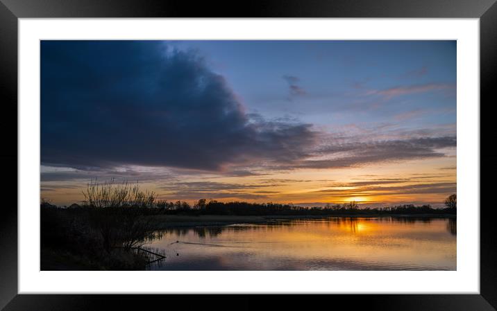 Celestial Gold Framed Mounted Print by John Ellis