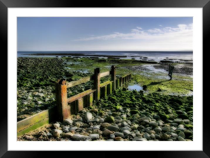 Dorset coastline at Lyme Regis Framed Mounted Print by Stephen Wakefield