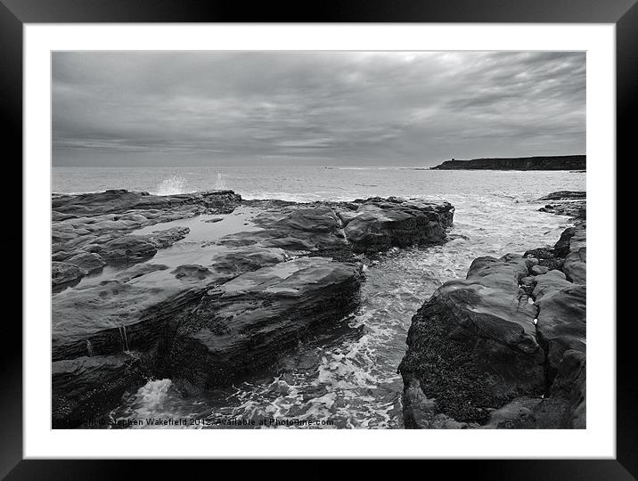 Towards Braidcarr point Framed Mounted Print by Stephen Wakefield