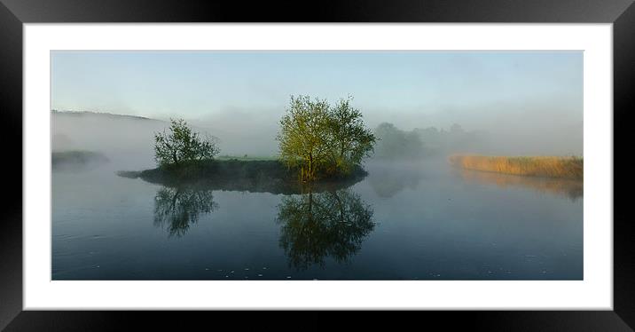 Mystic River Framed Mounted Print by David Dean