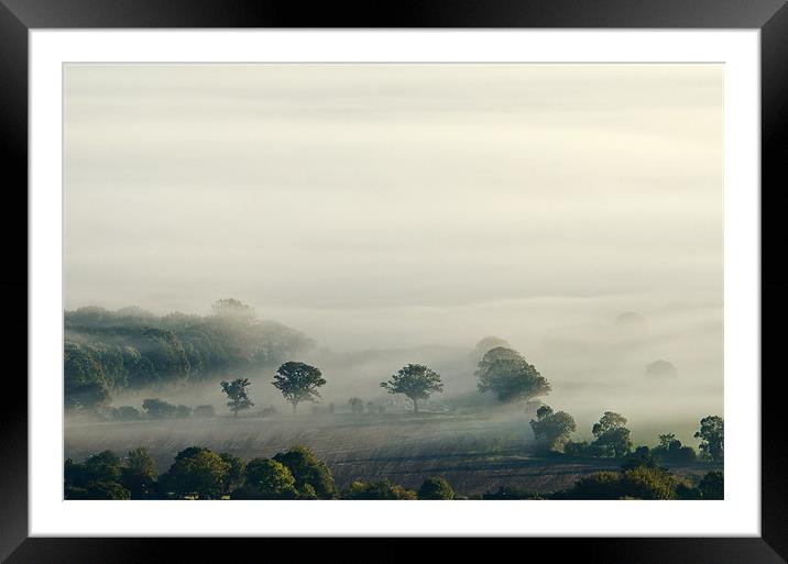 Misty Magic Framed Mounted Print by David Dean