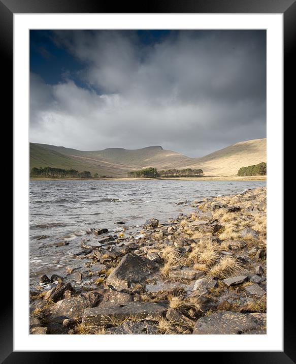 Brecon Beacons Framed Mounted Print by chris aylward