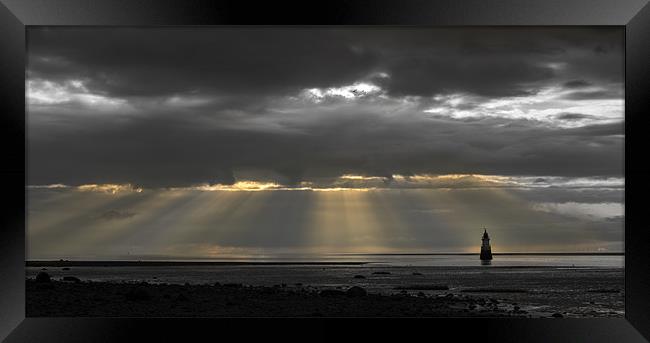 Rays of Light Framed Print by Aran Smithson