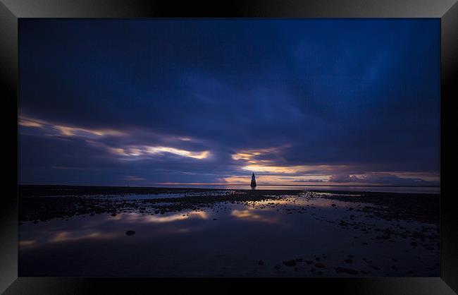 Reflective Sunset Framed Print by Aran Smithson