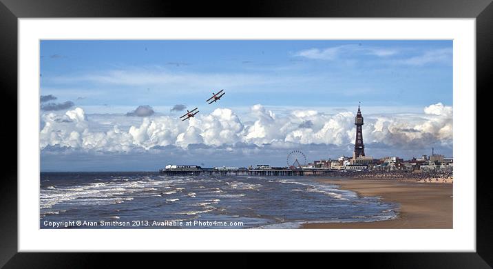 Blackpool Wing Walkers Framed Mounted Print by Aran Smithson
