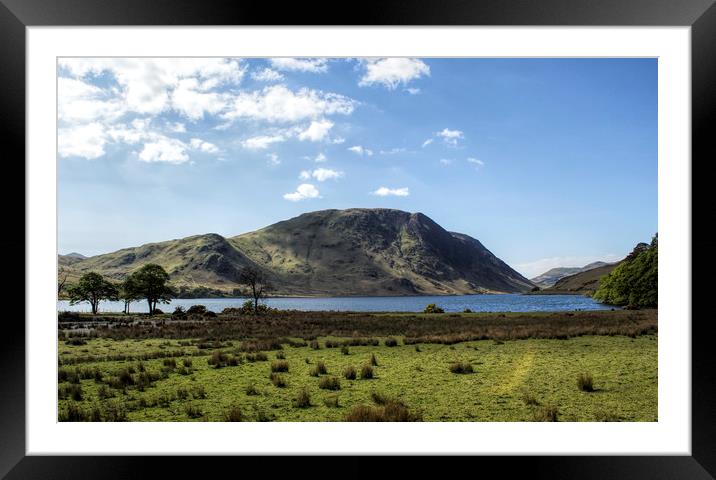 Summer at Crummock Water Framed Mounted Print by Aran Smithson