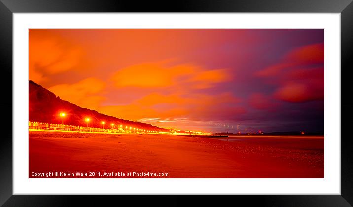 Speechless Expression of a Rainbow Sky Framed Mounted Print by Kelvin Futcher 2D Photography