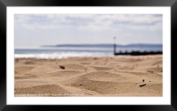 Grains of Sand Framed Mounted Print by Kelvin Futcher 2D Photography