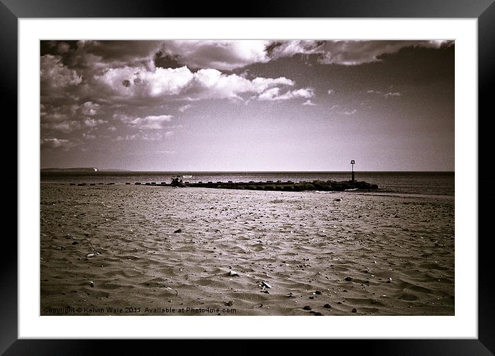 The Beach Framed Mounted Print by Kelvin Futcher 2D Photography