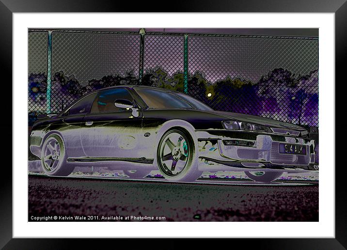 Nissan 200 Framed Mounted Print by Kelvin Futcher 2D Photography
