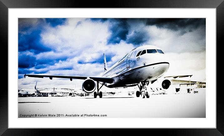 Ghost Plane Framed Mounted Print by Kelvin Futcher 2D Photography