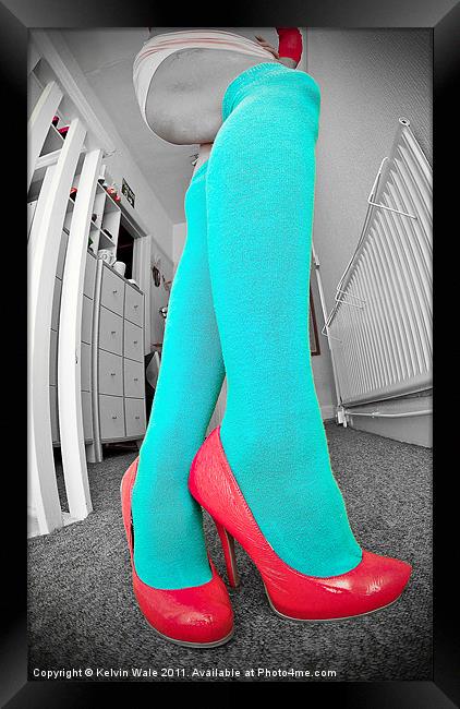 Legs & Red shoes Framed Print by Kelvin Futcher 2D Photography