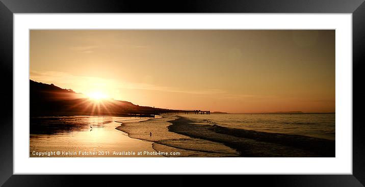 Pastel Sunrise Framed Mounted Print by Kelvin Futcher 2D Photography