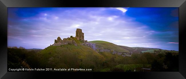 Photo Illusion Painted Ruins at Dawn Framed Print by Kelvin Futcher 2D Photography