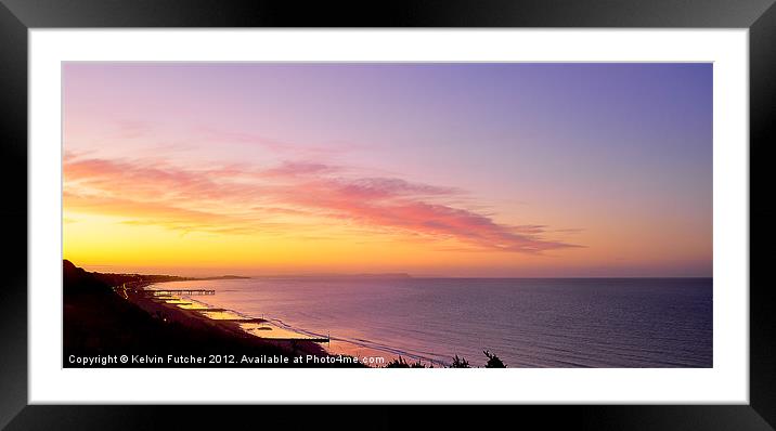 Caribbean Sunrise Framed Mounted Print by Kelvin Futcher 2D Photography