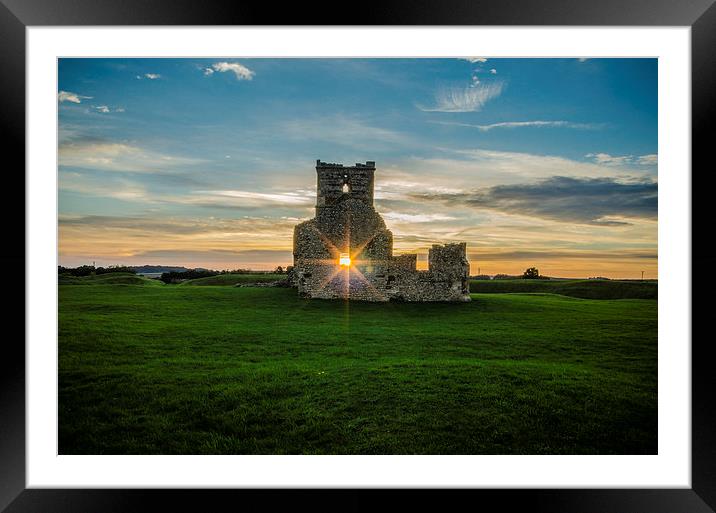 Sunset though a window Framed Mounted Print by Kelvin Futcher 2D Photography