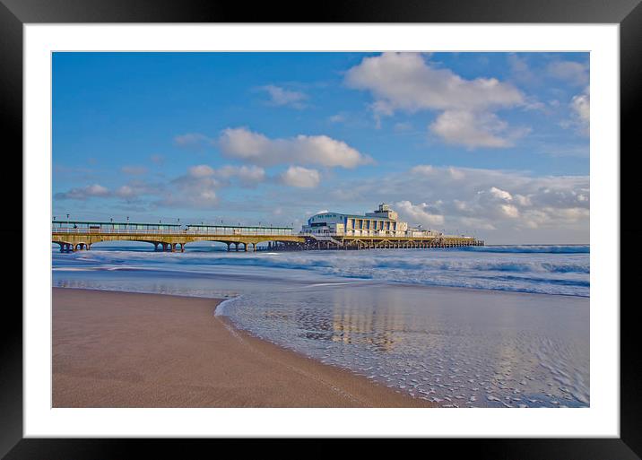 Bournemouth Pier Reflections  Framed Mounted Print by Kelvin Futcher 2D Photography