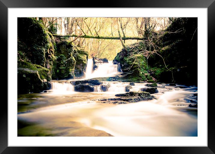 Fantasy Falls where dreams and wishes are made, Framed Mounted Print by Kelvin Futcher 2D Photography
