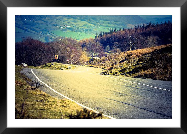 The Road to Big Pit Blaenavon Framed Mounted Print by Kelvin Futcher 2D Photography