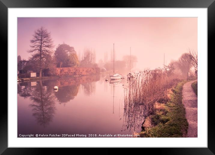 Misty, Morning Tranquility Framed Mounted Print by Kelvin Futcher 2D Photography
