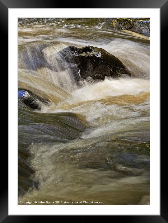 Deil's Cauldron, Comrie Framed Mounted Print by John Barrie