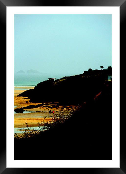 Cornish Coast Framed Mounted Print by Kieran Brimson