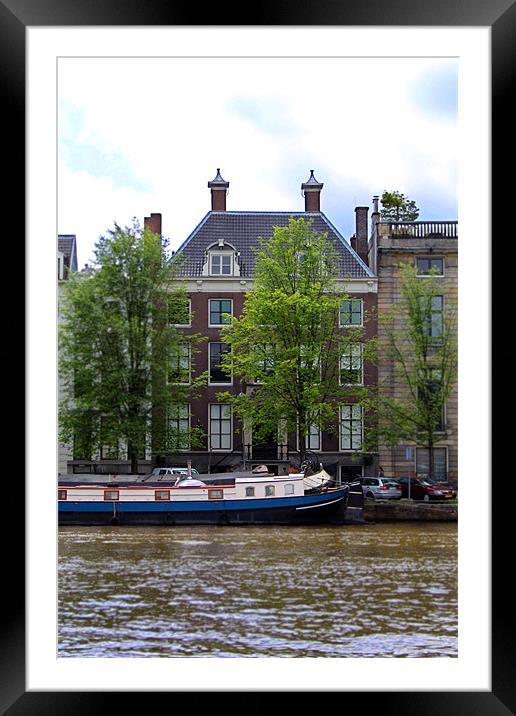 Amsterdam Framed Mounted Print by Kieran Brimson