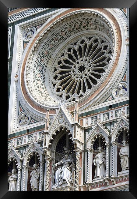 The Duomo Wheel Framed Print by Kieran Brimson