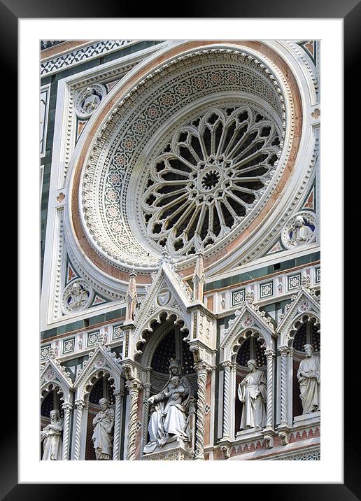 The Duomo Wheel Framed Mounted Print by Kieran Brimson
