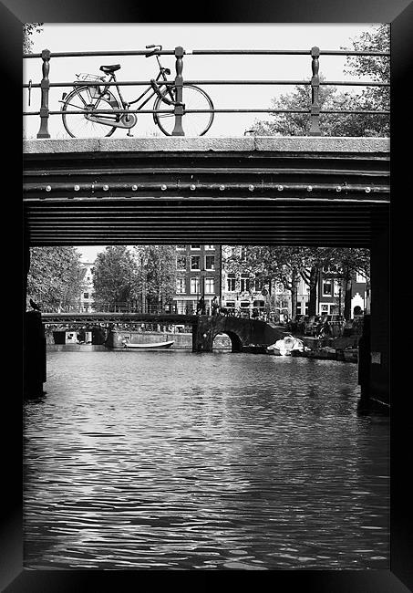 Under The Bridge Framed Print by Kieran Brimson