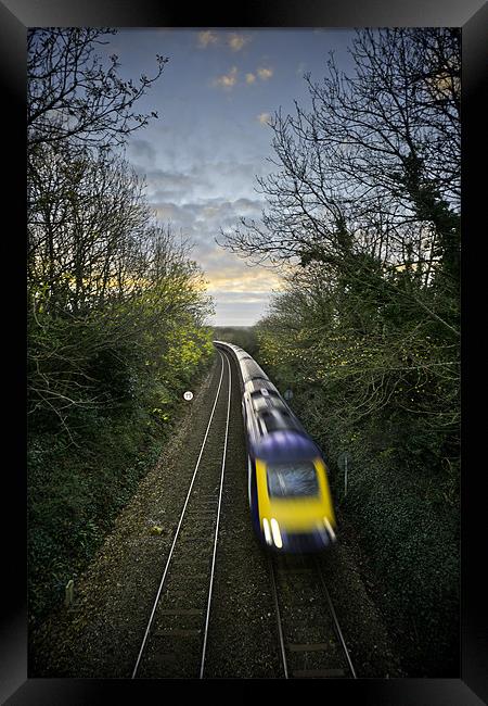 Train Spotted Framed Print by Kieran Brimson