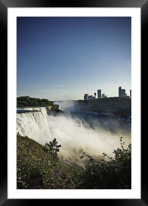 Niagara Framed Mounted Print by Kieran Brimson