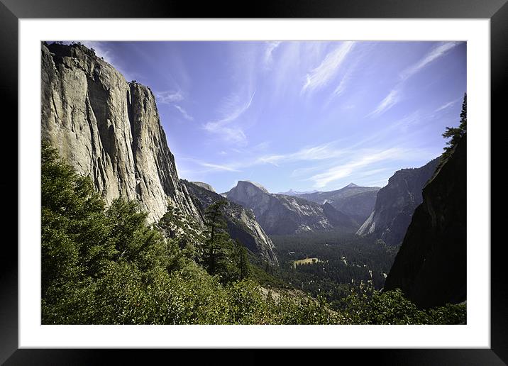 Yosemite Valley Framed Mounted Print by Kieran Brimson